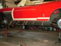 Fiat Dino Spider 2400 repair work